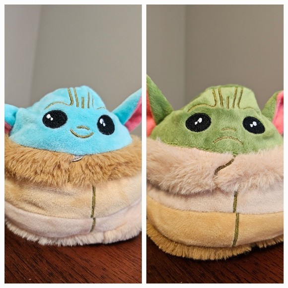 Grogu Baby Yoda The Child Happy/Sad Mood Flip Plush Toy - Picture 1 of 4